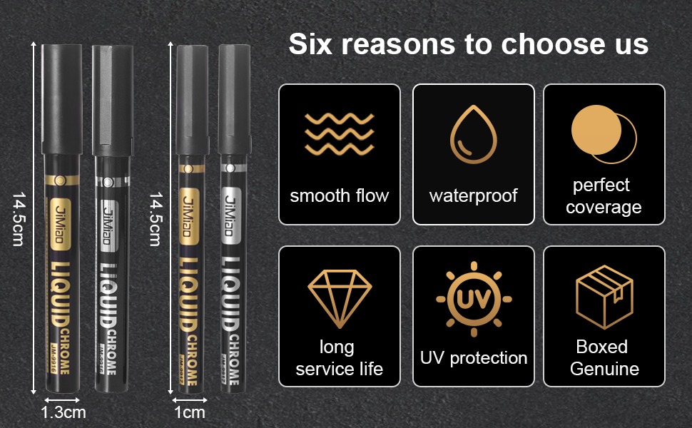 Waterproof Acrylic Markers Set