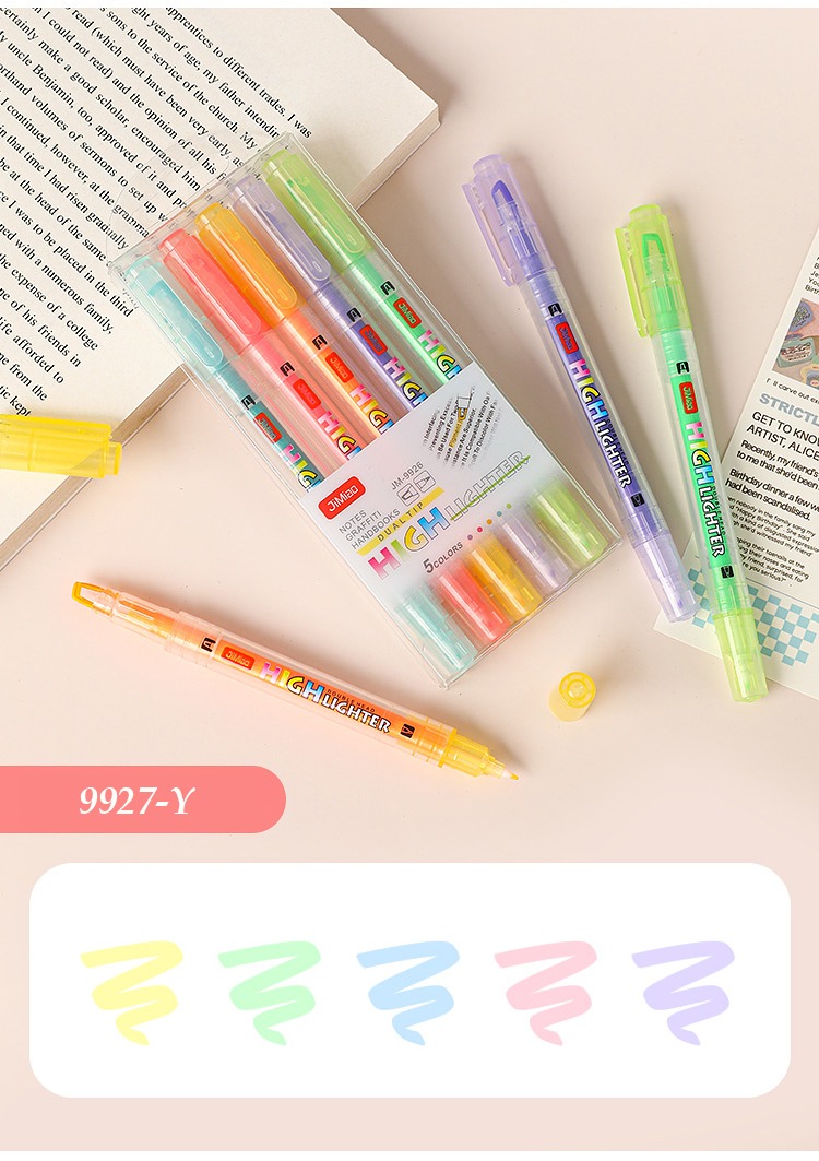 5 Pcs Coloring Marker Pen