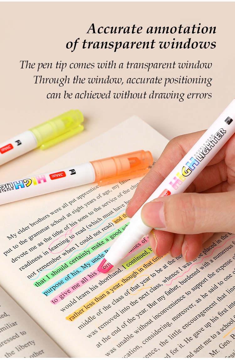 accurate annotation of transparent windows-5 Pcs Coloring Marker Pen