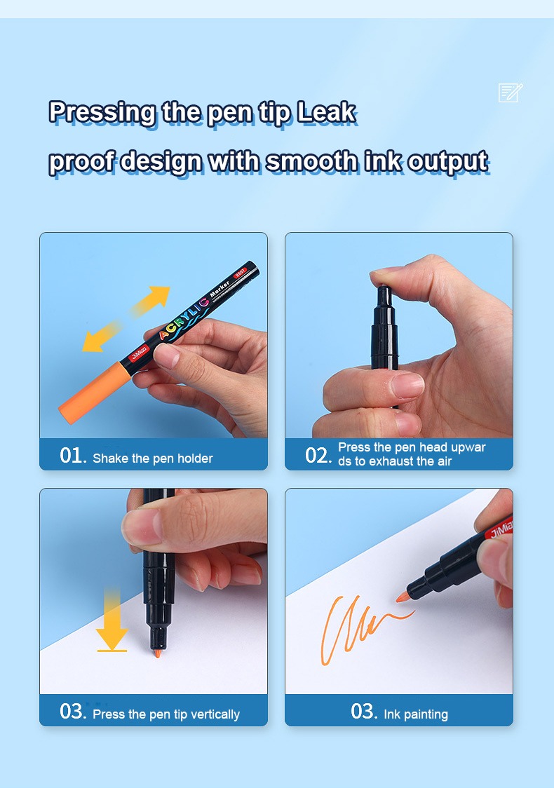 Professional Acrylic Markers Paint Pen