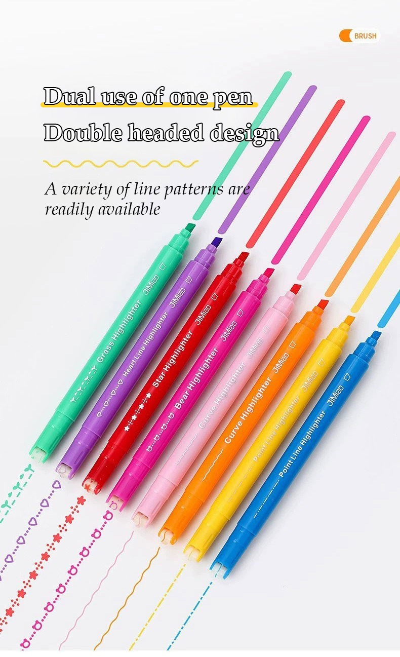 Curve Highlighter Markers Set