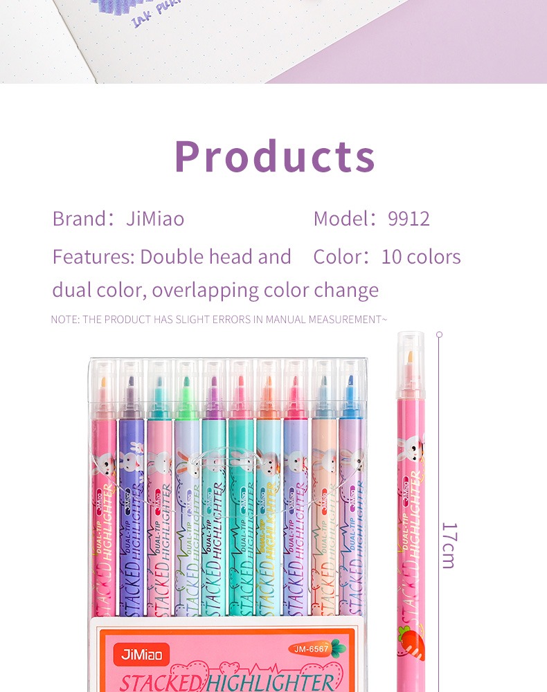 product show-Double-headed Acrylic Coloring Markers Set