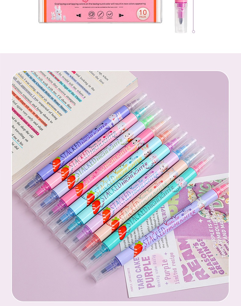 Double-headed Acrylic Coloring Markers Set