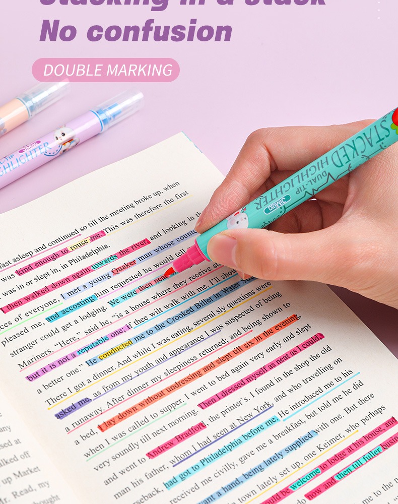 Double-headed Acrylic Coloring Markers Set