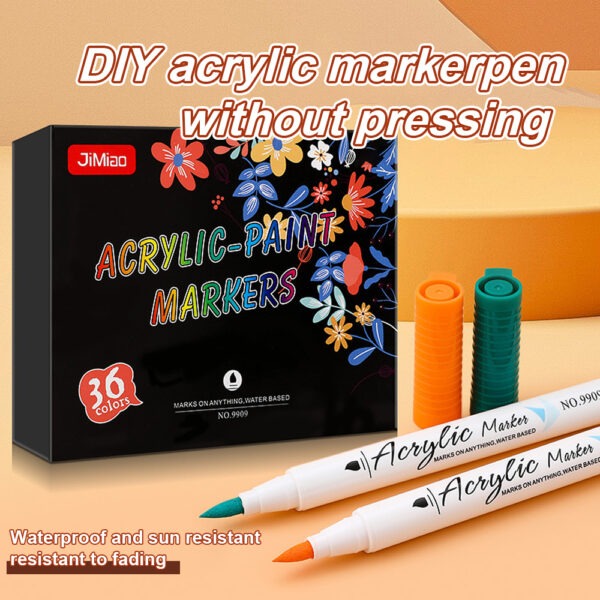 Soft-headed Acrylic Markers Paint Pen Set