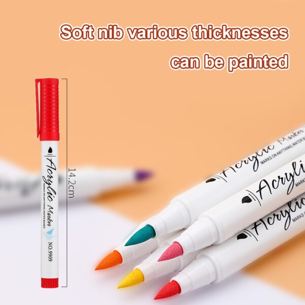 Soft-headed Acrylic Markers Paint Pen Set