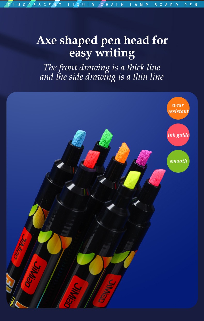 axe shaped pen head for easy writing-Special Coloring Marker Pen