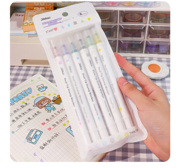 Stamp Coloring Marker Pen