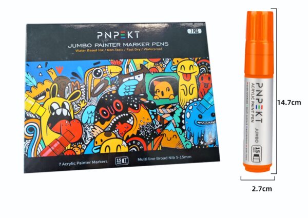 large capacity 15mm art color graffiti marker pen